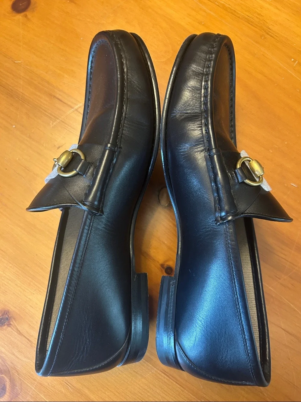 Gucci Authentic Size 9 1/2 Nero Horsebit 1953 Loafer Box Shoe Bags
